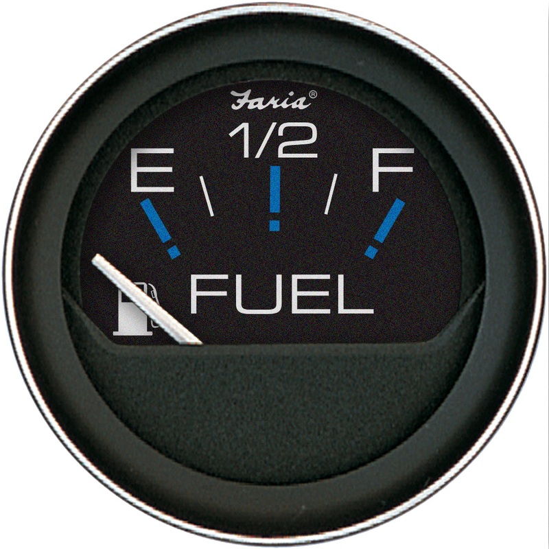 Faria Coral 2″ Fuel Level Gauge (E-1/2-F) [13001]