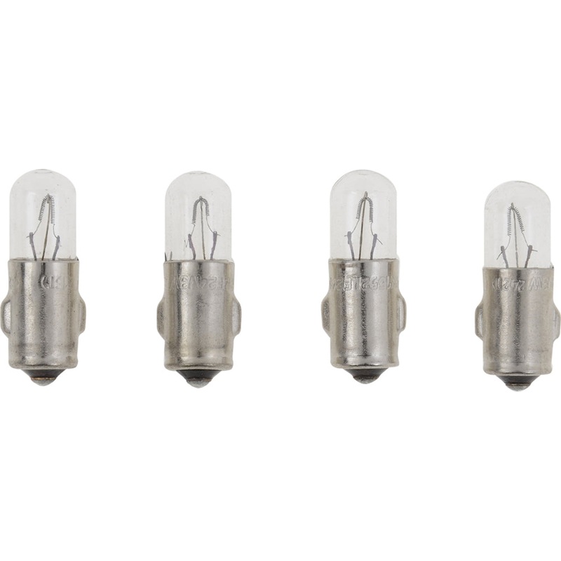 VDO Type A – White Metal Base Bulb – 24V – 4-Pack [600-807]