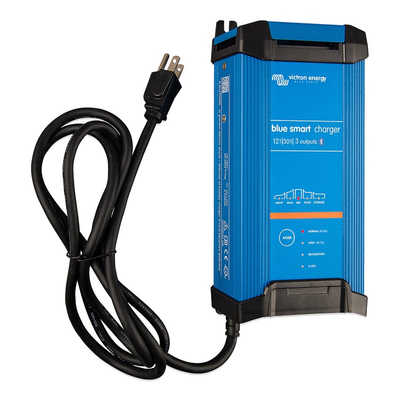 Victron Blue Smart IP22 12VDC 30A 3 Bank 120V Charger – Dry Mount [BPC123048102]