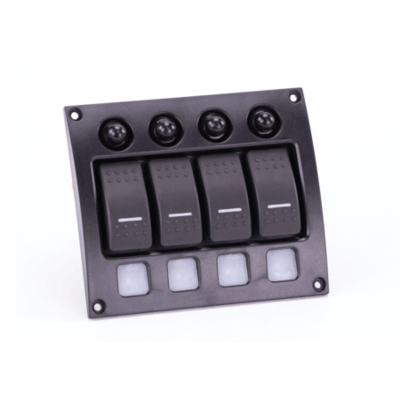 Sierra 4 Switch Panel W/Circuit Brkr [SP21000]