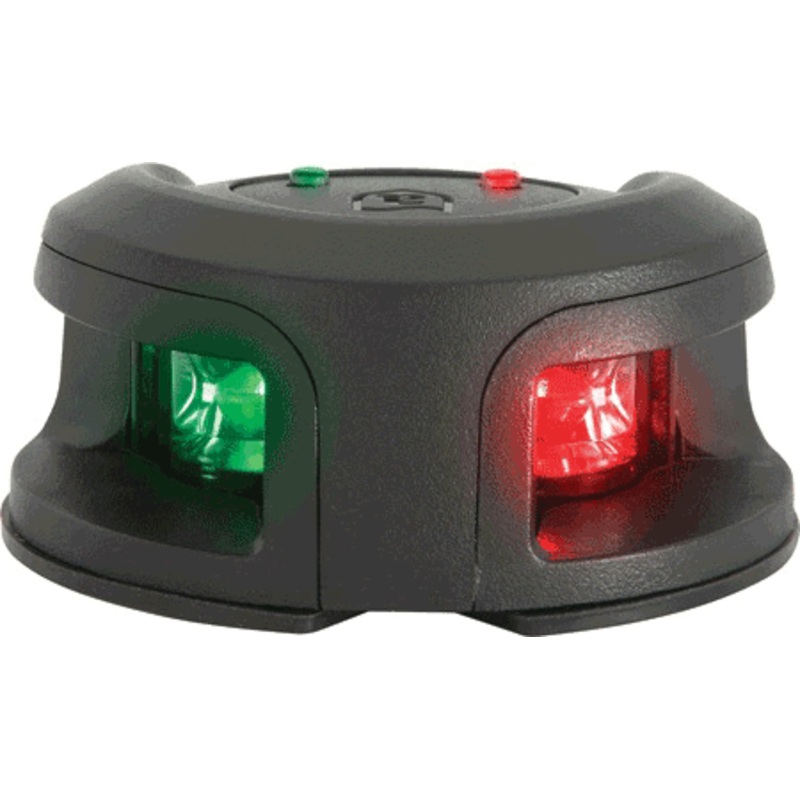 Attwood Nav Light Comb Deck Mt Led Black [NV2002PB-7]