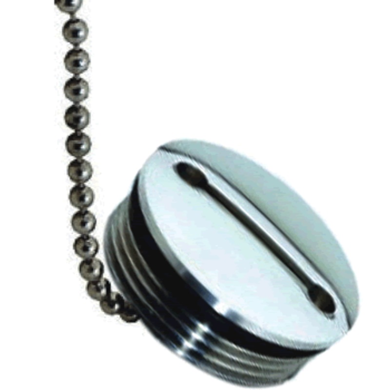 Attwood Replacement Cap & Chain [66074-3]