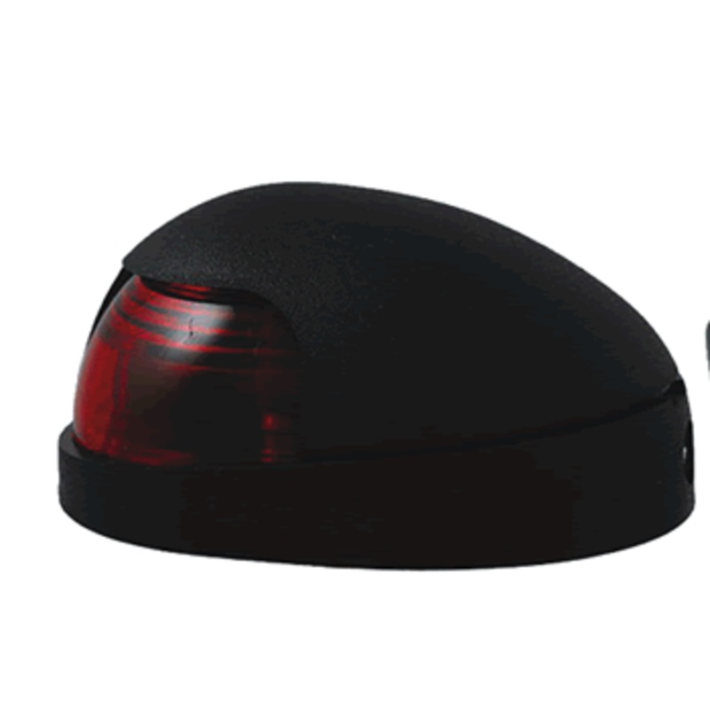 Attwood Side Light Red/Black [3150R7]