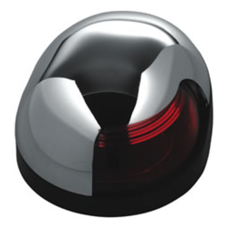 Attwood Chrome Sidelight Red [3153R7]