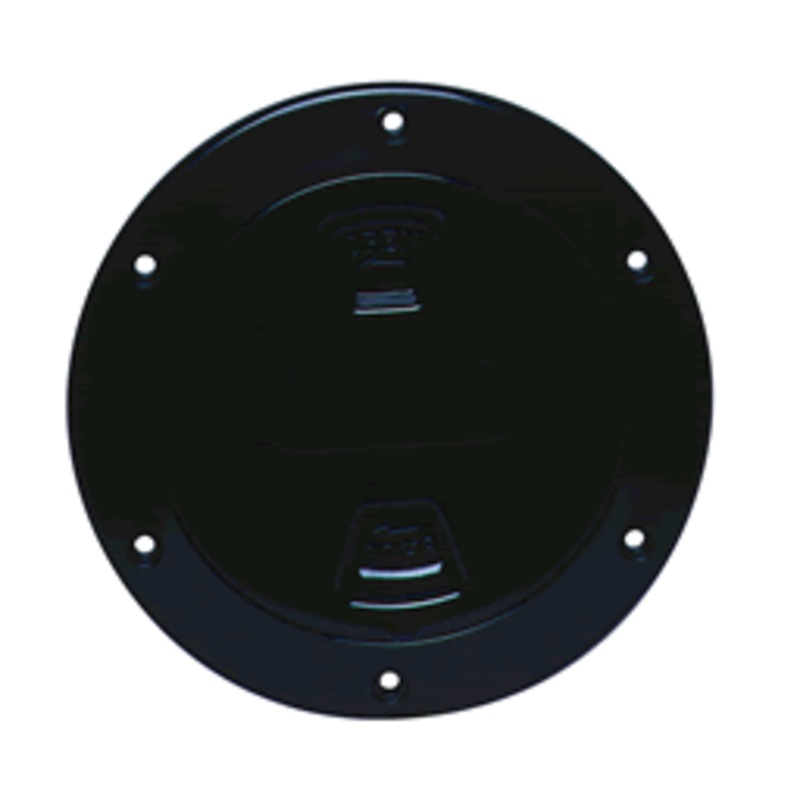 Beckson Deck Plate 4″ Black Screw [DP40-B]