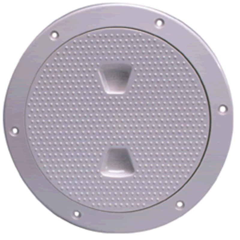 Beckson Deck Plate 6″White Screw Nonskd [DP62-W]