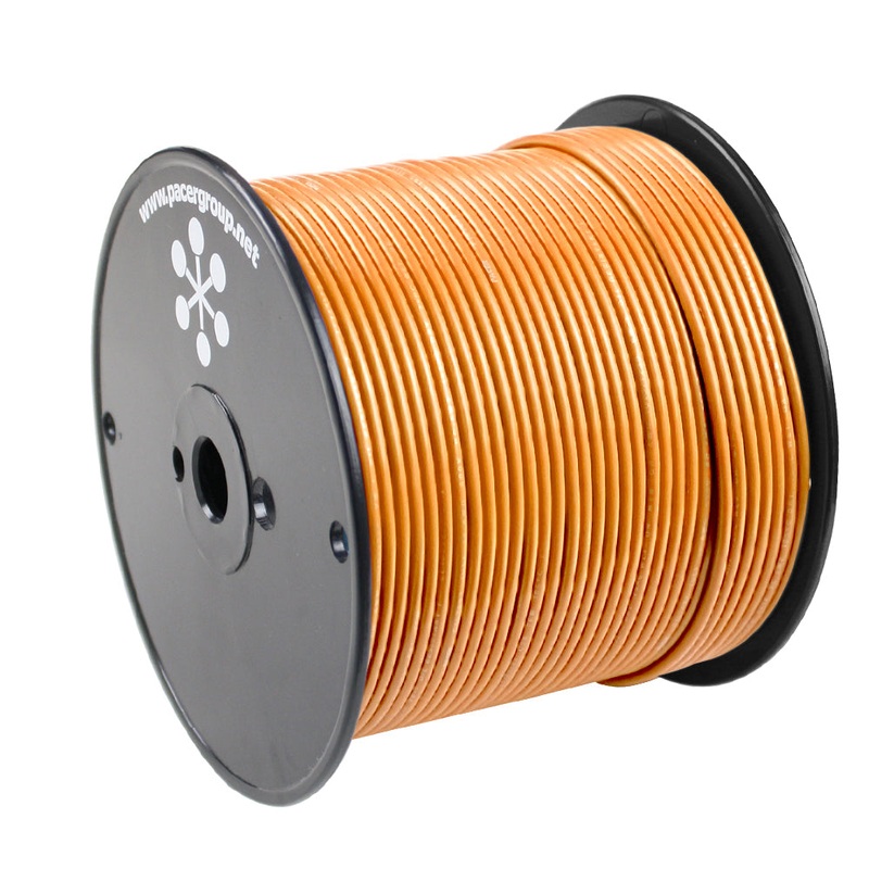 Pacer Orange 18 AWG Primary Wire – 500 [WUL18OR-500]