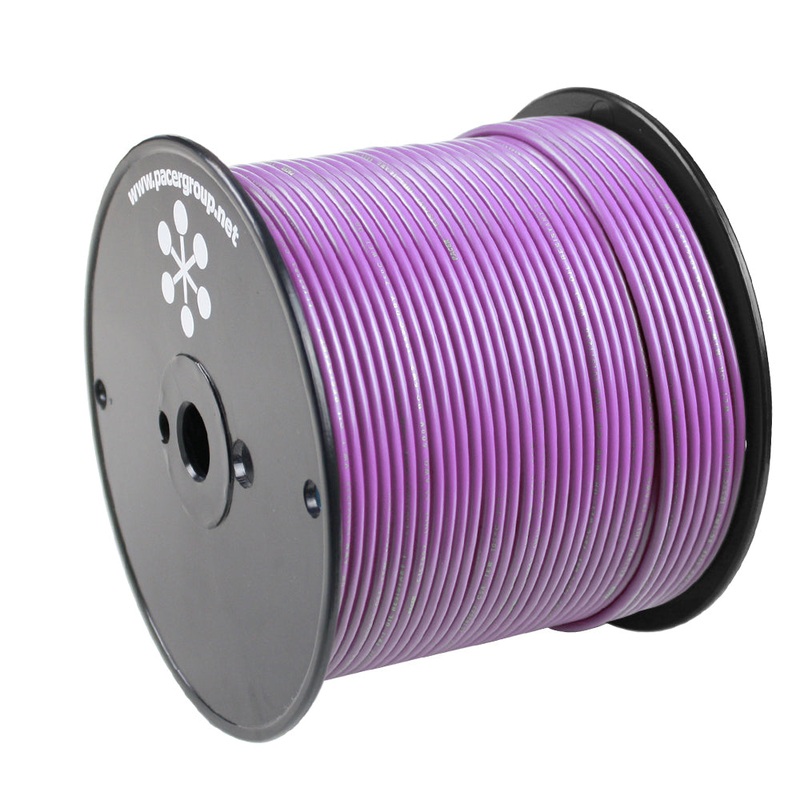 Pacer Violet 18 AWG Primary Wire – 500 [WUL18VI-500]