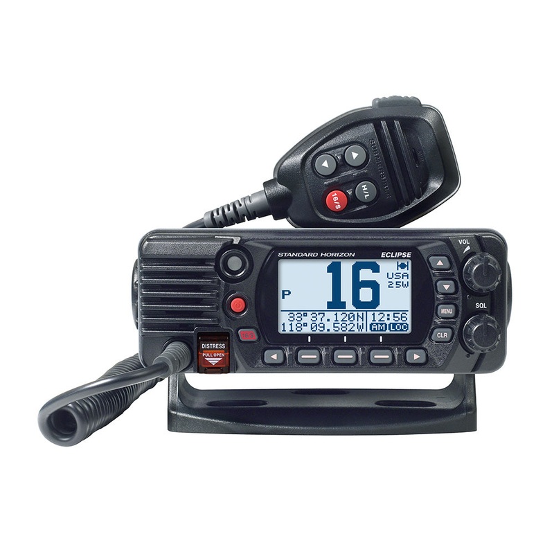 Standard Horizon GX1410B Eclipse Series 25W Fixed Mount VHF – Black [GX1410B]