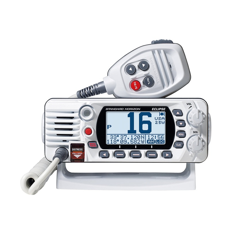 Standard Horizon GX1410GW Eclipse Series 25W Fixed Mount VHF/GPS – White [GX1410GW]