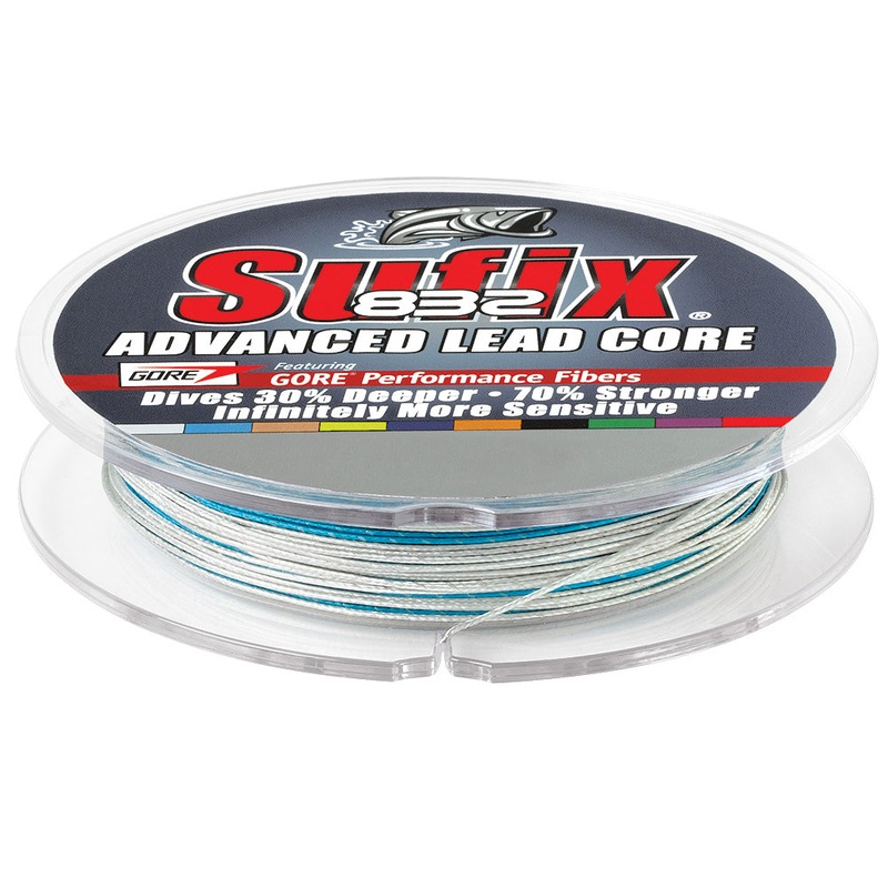 Sufix 832 Advanced Lead Core – 27lb – 10-Color Metered – 100 yds [658-127MC]
