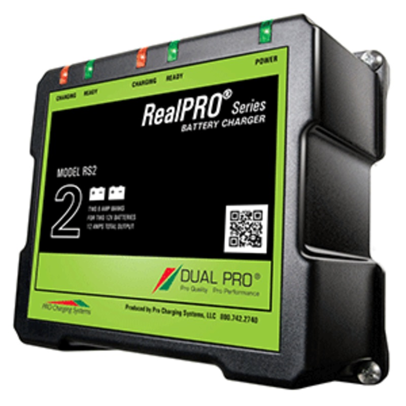 Dual Pro RealPRO Series Battery Charger – 12A – 2-6A-Banks – 12V/24V