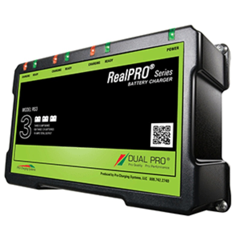 Dual Pro RealPRO Series Battery Charger – 18A – 3-6A-Banks – 12V-36V