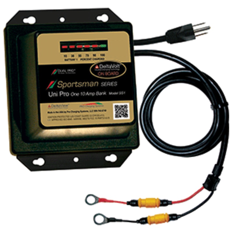 Dual Pro Sportsman Series Battery Charger – 10A – 1-Bank – 12V