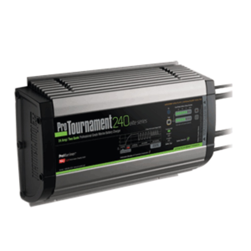 ProMariner ProTournament 240 elite Dual Charger – 24 Amp, 2 Bank