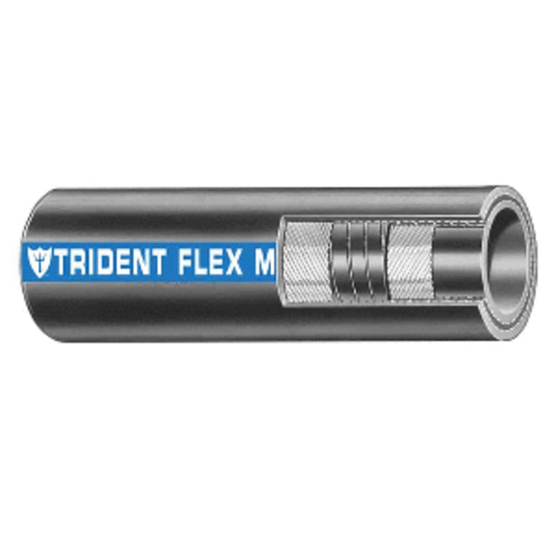 Trident Marine 1-1/2″ Flex Marine Wet Exhaust & Water Hose – Black – Sold by the Foot