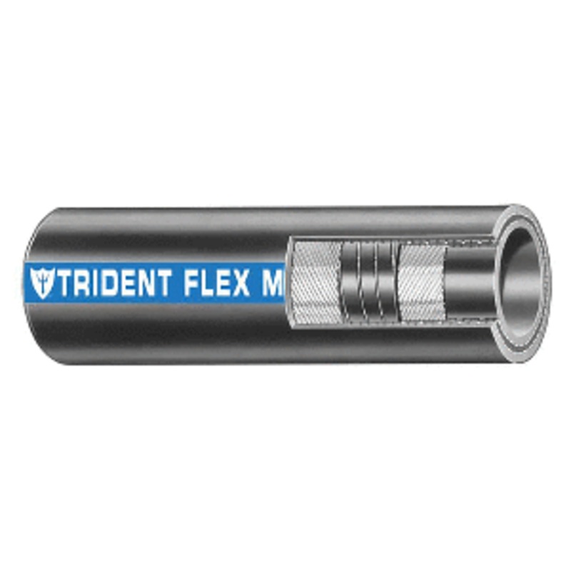 Trident Marine 3/4″ Flex Marine Wet Exhaust & Water Hose – Black – Sold by the Foot