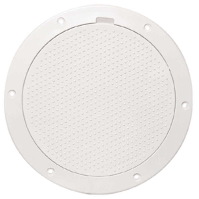 Beckson 6″ Non-Skid Pry-Out Deck Plate – White