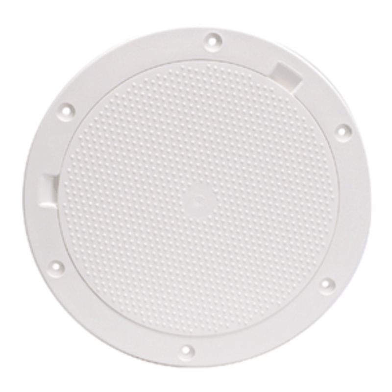 Beckson 8″ Non-Skid Pry-Out Deck Plate – White