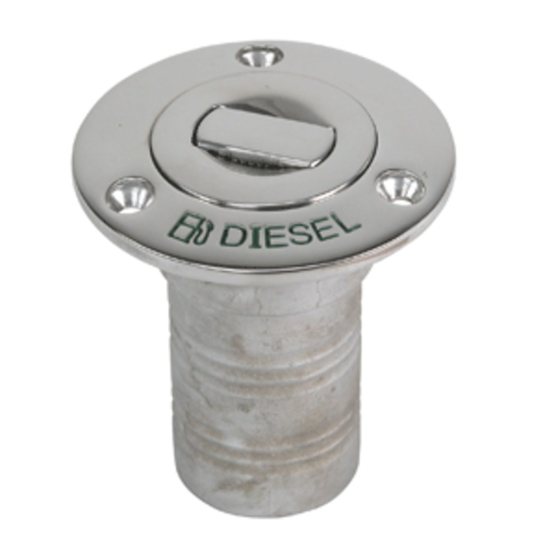Whitecap Bluewater Push Up Deck Fill – 1-1/2″ Hose – Diesel