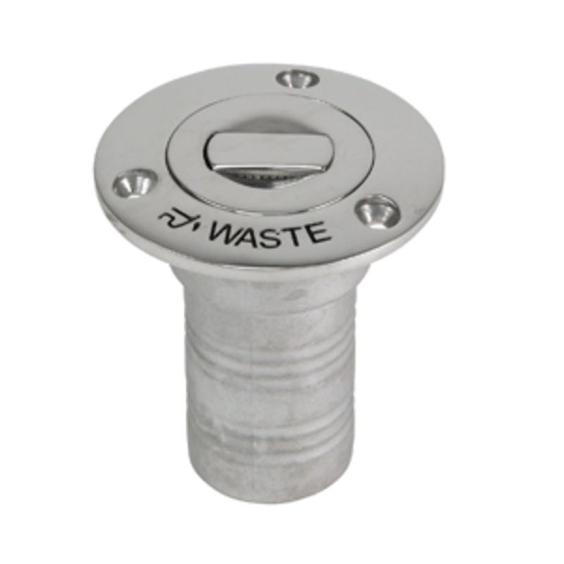 Whitecap Bluewater Push Up Deck Fill – 1-1/2″ Hose – Waste