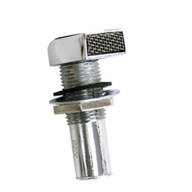 Whitecap Fuel Vent – Rectangular Head, Straight, 9/16″ Hose