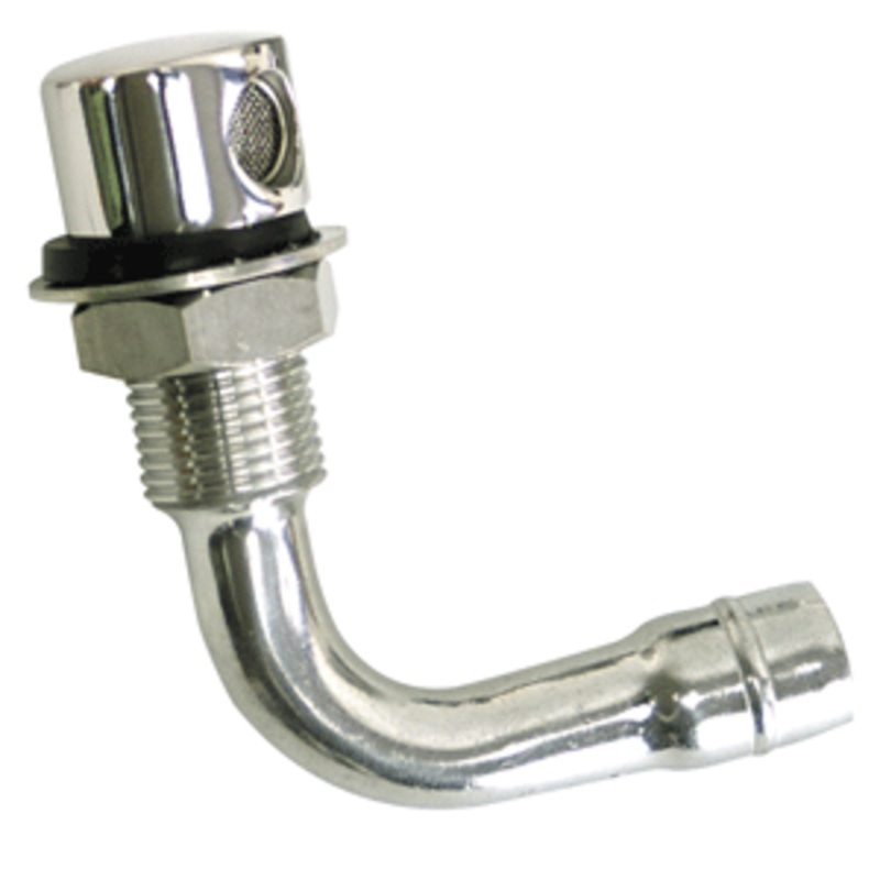 Whitecap Fuel Vent – Round Head, 90 Degree, 5/8″ Hose
