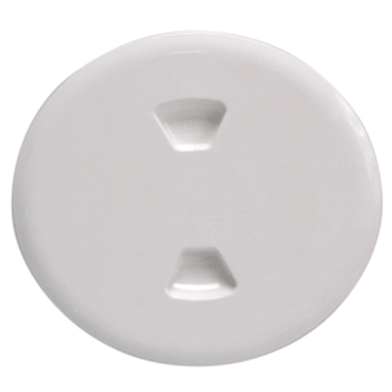 Beckson 5″ Twist-Out Deck Plate – White