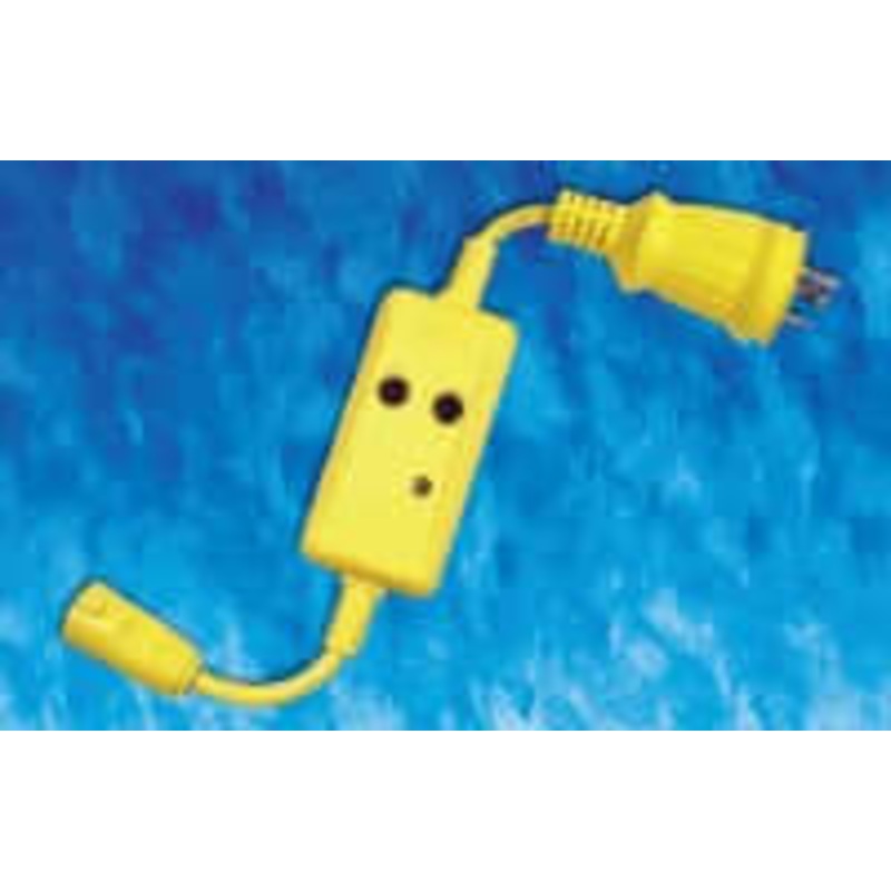 Hubbell HBL105GF 15A Female To 30A Male W/Gfci Protection