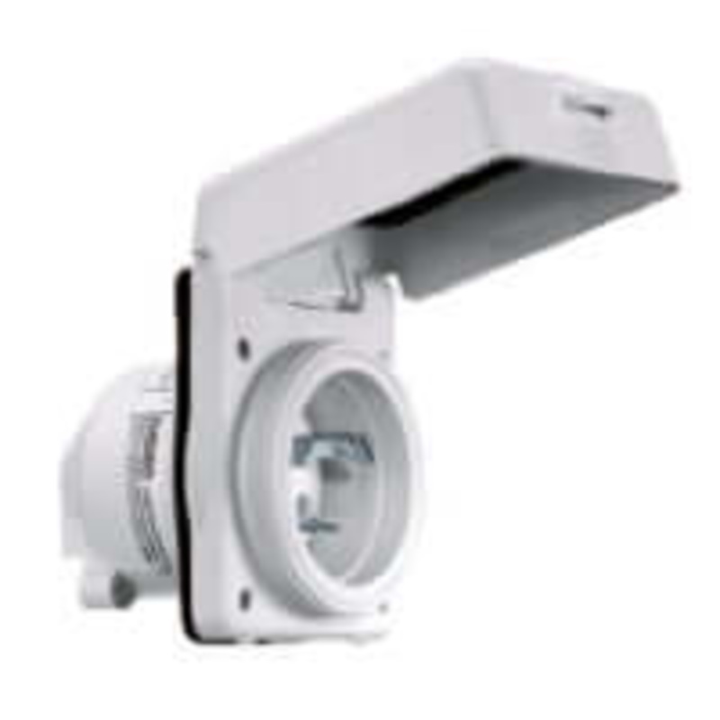 Hubbell HBL303NM 30A Inlet Polycard