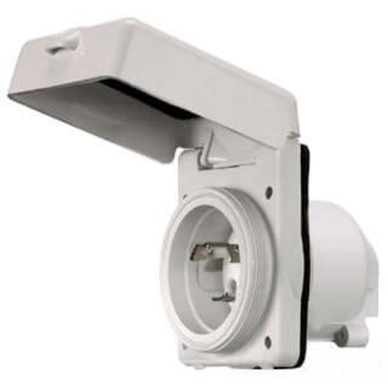 Hubbell HBL303NMBL 30A Inlet Boatside Polycarb