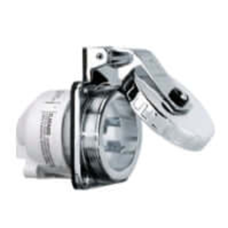 Hubbell HBL303SS 30A Inlet Round Stainless Steel