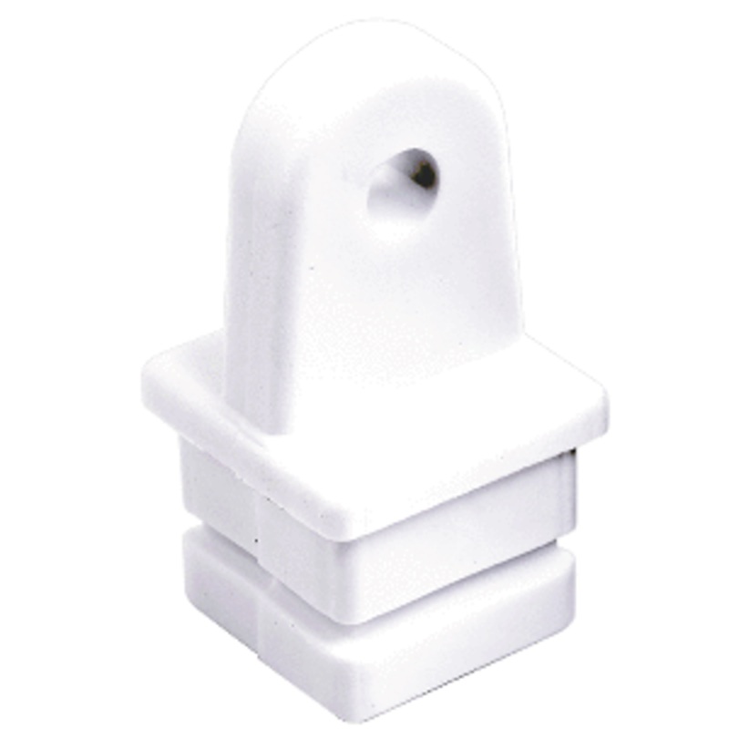 Sea-Dog Nylon Square Tube Top Insert – White – 1″
