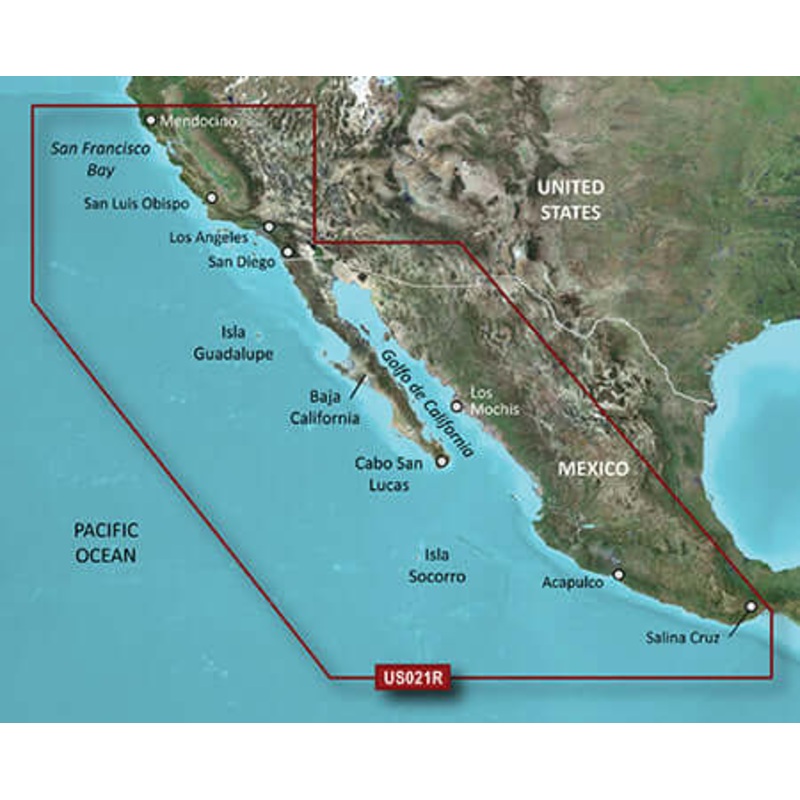 Garmin HXUS021R G3 Micro SD California – Mexico