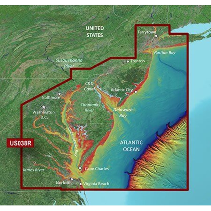 Garmin VUS038R G3 Vision New York To Chesapeake