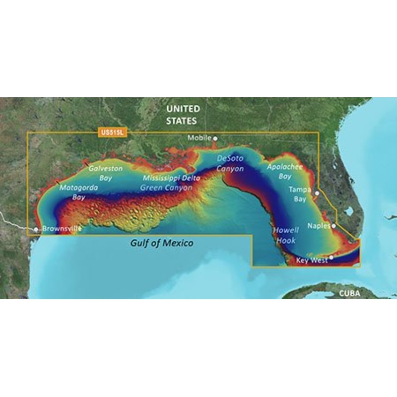 Garmin VUS515L G3 Vision Brownsville To Key Largo