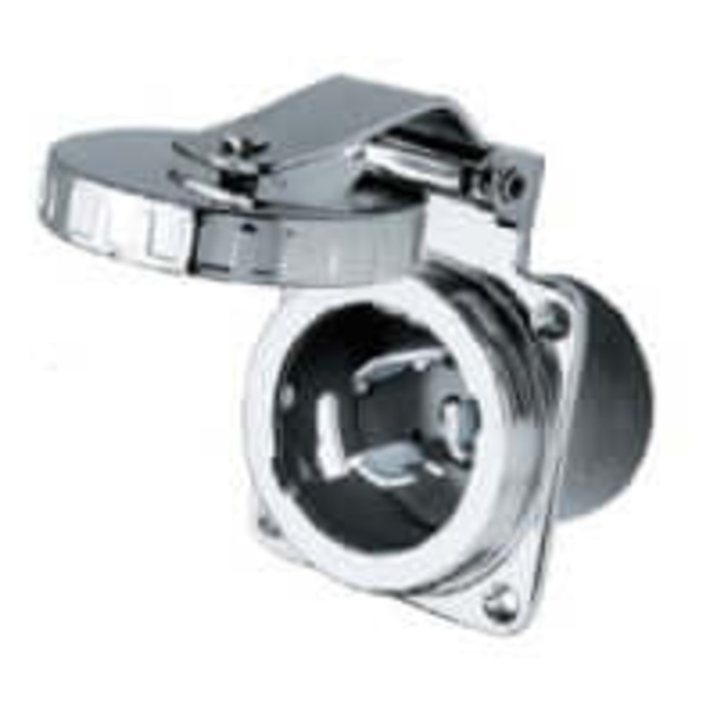 Hubbell HBL504SS SS Inlet 50A 125/250V