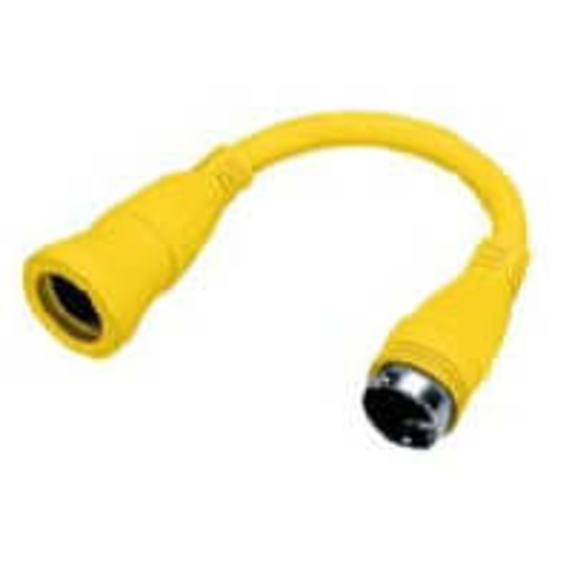 Hubbell HBL61CM71 Adapter 30A Female To 50A 250V Male