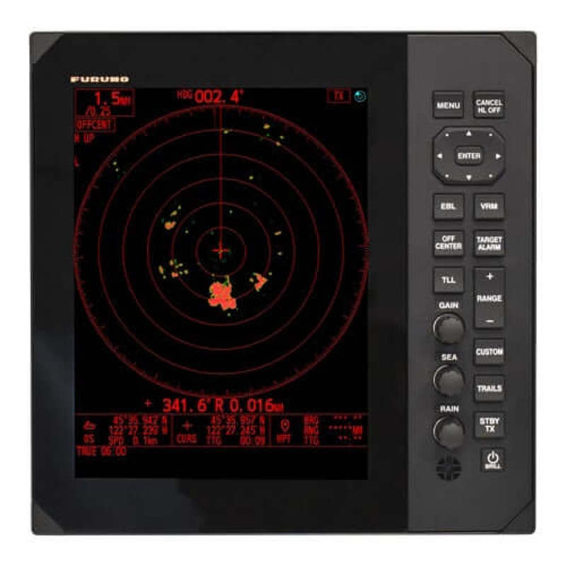 Furuno FR12 12.1″ Portrait Style Radar Display Works with DRS Antennas
