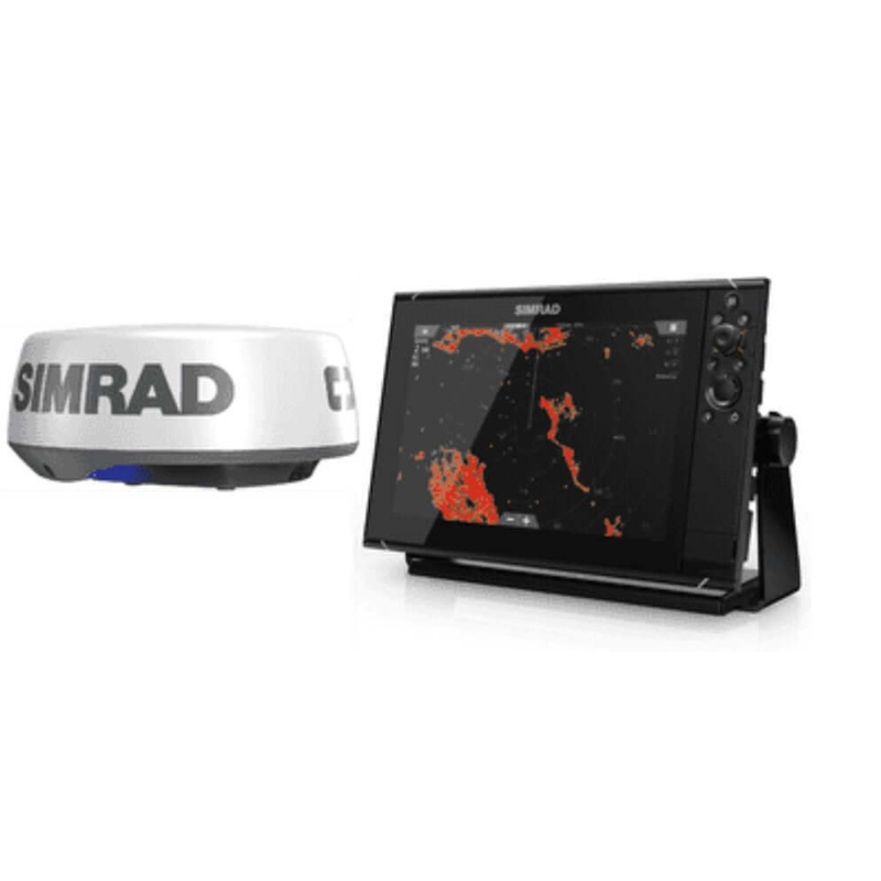 Simrad Nss12 Evo3s Radar Bundle C-map Enhanced And Halo 20+