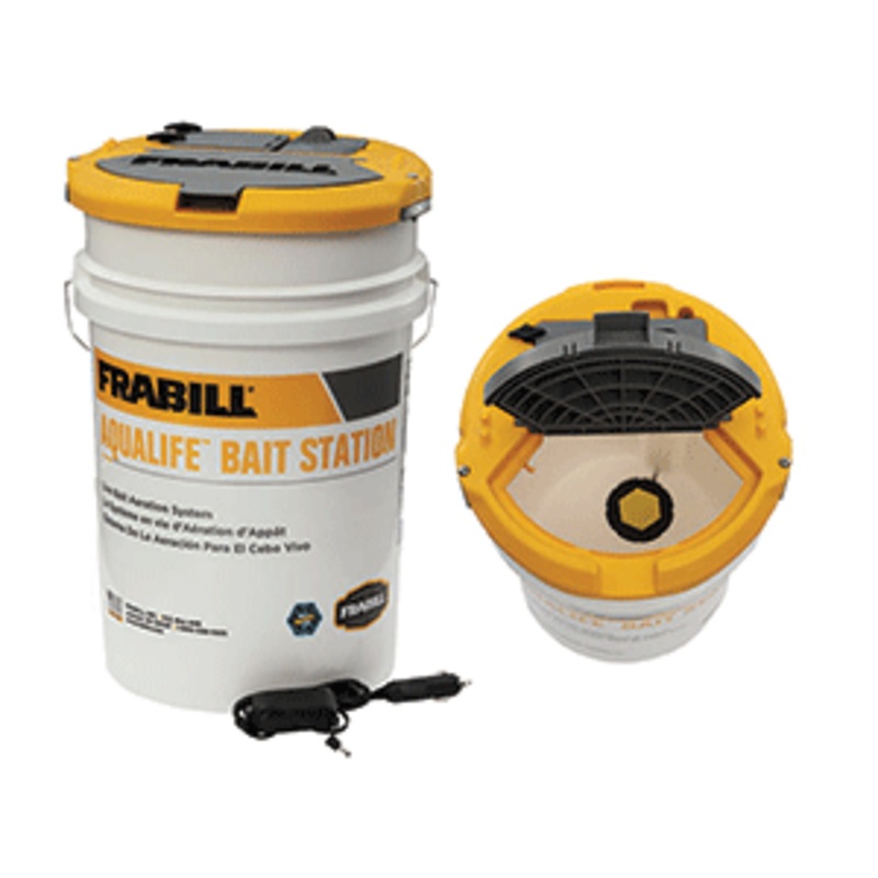Frabill Aqua-Life Bait Station – 6 Gallon Bucket