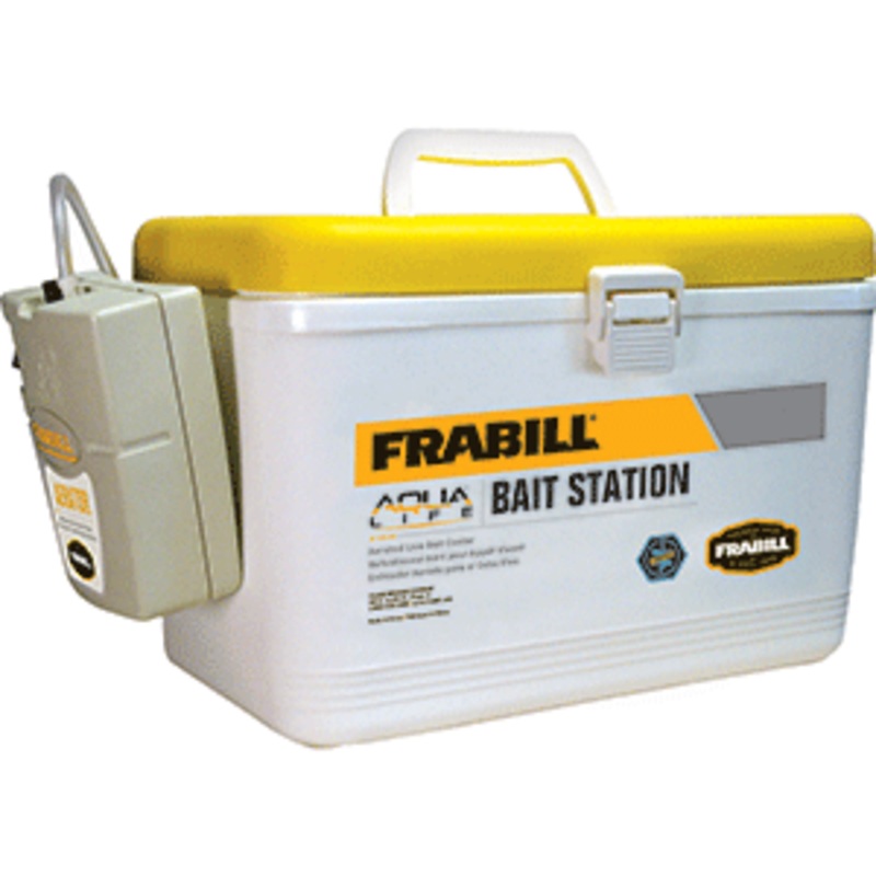 Frabill Bait Box w/Aerator – 8 Quart