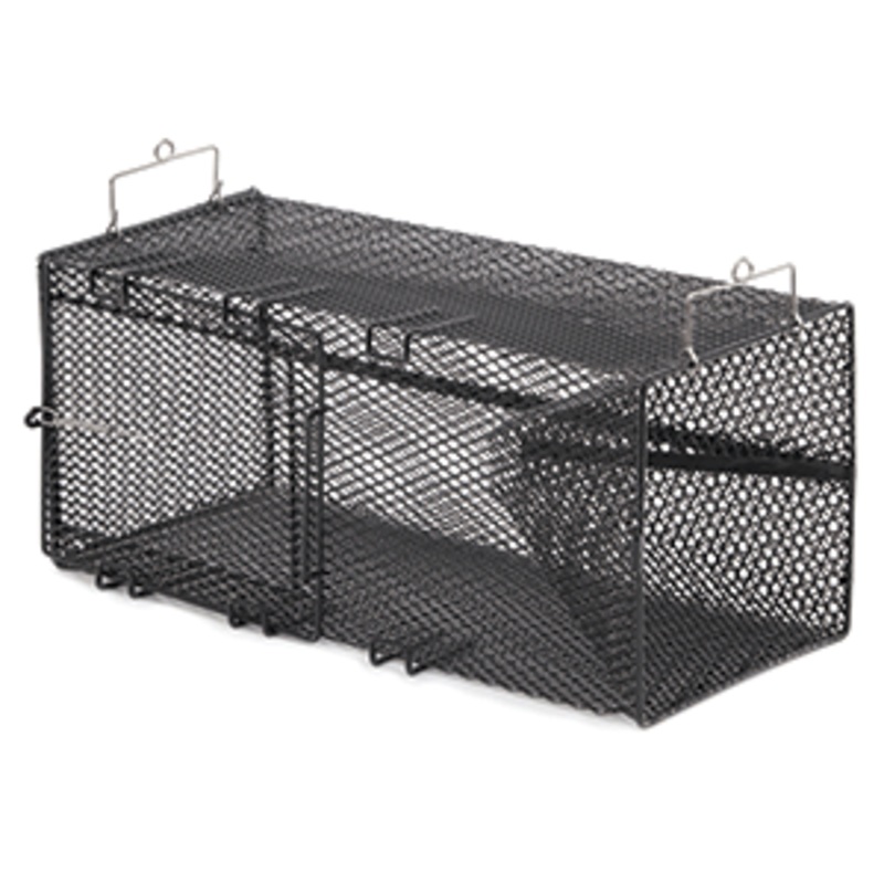 Frabill Black Pinfish Rectangular Trap – 18″ x 12″ x 8″