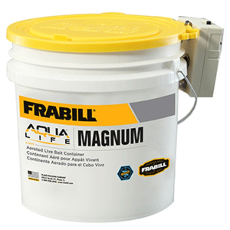 Frabill Magnum Bucket – 4.25 Gallons w/Aerator