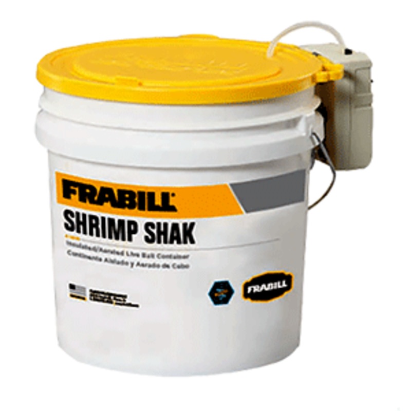 Frabill Shrimp Shak Bait Holder – 4.25 Gallons w/Aerator