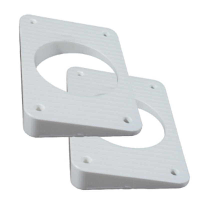 TACO Wedge Plates f/Grand Slam Outriggers – White