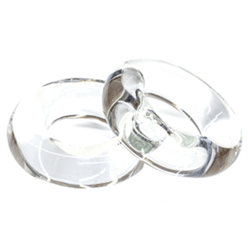 Tigress Glass Outrigger Rings – Pair