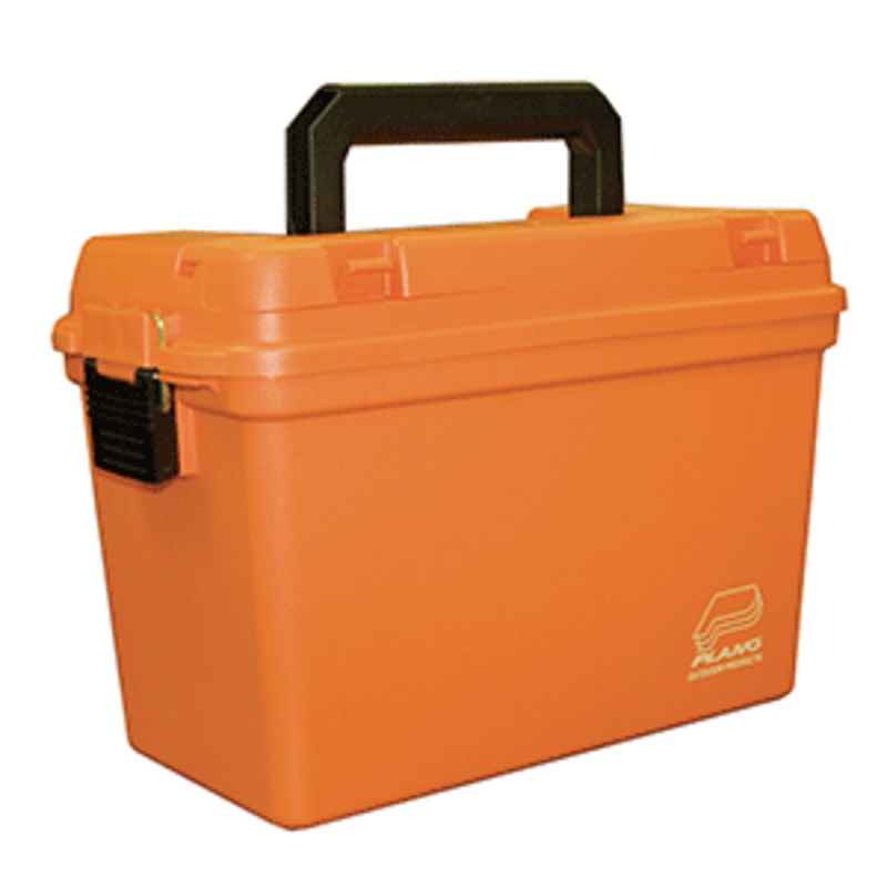 Plano Deep Emergency Dry Storage Supply Box w/Tray – Orange