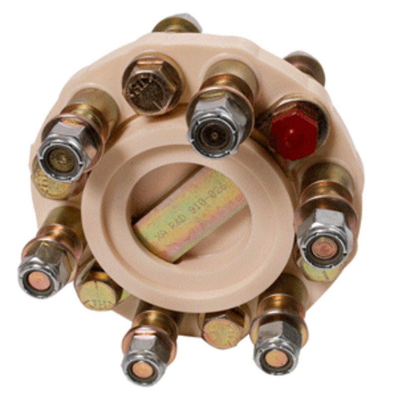 R & D Flexible Shaft Coupling f/6″ Twin Disc – 28HP/100RPM Capacity