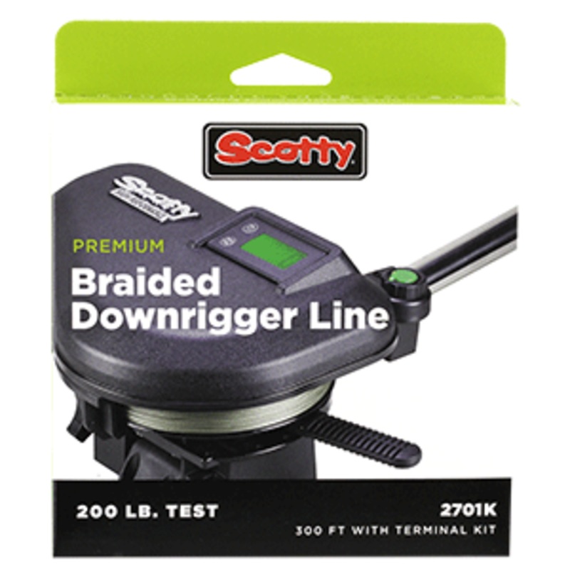 Scotty Premium Power Braid Downrigger Line – 200ft of 200lb Test